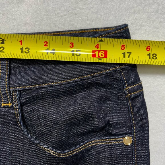 MOS MOSH Women's Stretch Straight Leg 5-Pocket Mid Rise Blue Denim Jeans Size 32 - Picture 8 of 11